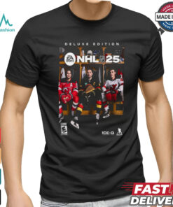 NHL 25 EA Sports Athlete Cover Quinn Jack And Luke Hughes Deluxe Shirt