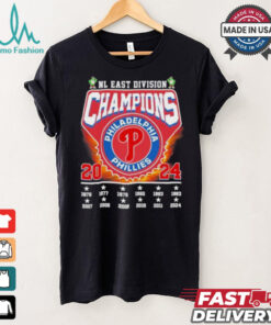 NL East Division Champions 2024 Philadelphia Phillies Vintage Shirt