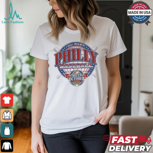 NL East Philadelphia Phillies Baseball Red October 2024 logo shirt