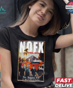 NOFX Outer Harbor Berth 46 Los Angeles, CA Tour October 6 2024 t shirt
