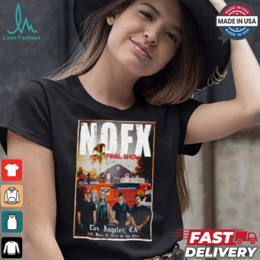 NOFX Outer Harbor Berth 46 Los Angeles, CA Tour October 6 2024 t shirt