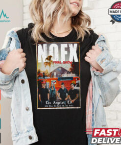 NOFX Outer Harbor Berth 46 Los Angeles, CA Tour October 6 2024 t shirt