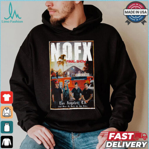 NOFX Outer Harbor Berth 46 Los Angeles, CA Tour October 6 2024 t shirt