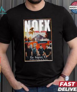 NOFX Outer Harbor Berth 46 Los Angeles, CA Tour October 6 2024 t shirt