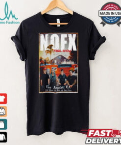 NOFX Outer Harbor Berth 46 Los Angeles, CA Tour October 6 2024 t shirt