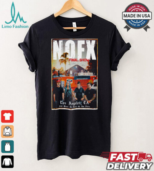 NOFX Outer Harbor Berth 46 Los Angeles, CA Tour October 6 2024 t shirt