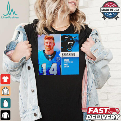 Names starting QB Andy Dalton shirt