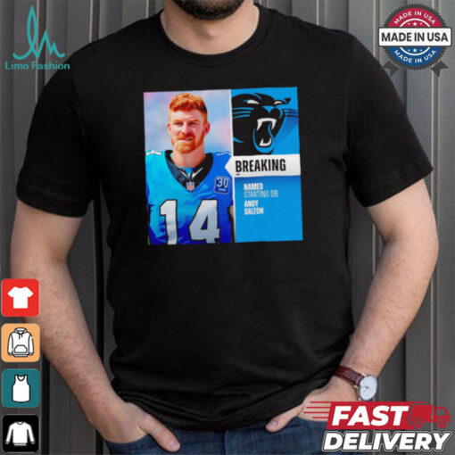 Names starting QB Andy Dalton shirt
