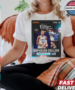 Napheesa Collier Minnesota Lynx is 2024 KIA WNBA Defensive Player of the Year Poster t shirt