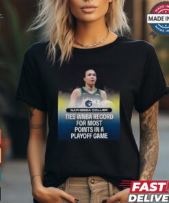 Napheesa Collier Ties WNBA Record For Most Points In A Playoff Game shirt