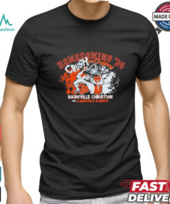 Nashville Christian vs. Clarksville Academy Crush The Cougars 2024 Homecoming Shirt