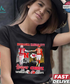 Nebraska Huskers On Saturdays X Kansas City Chiefs On Sundays Shirt