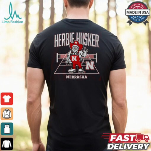 Nebraska Volleyball Herbie Mascot shirt