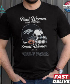 Nevada Wolf Pack x Snoopy Real Women Love Football Smart Women Helmet 2024 Shirt
