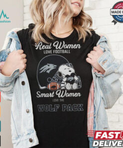 Nevada Wolf Pack x Snoopy Real Women Love Football Smart Women Helmet 2024 Shirt