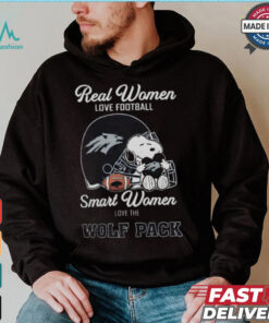 Nevada Wolf Pack x Snoopy Real Women Love Football Smart Women Helmet 2024 Shirt