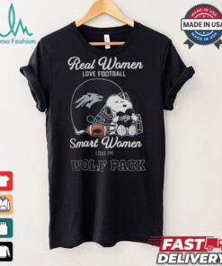 Nevada Wolf Pack x Snoopy Real Women Love Football Smart Women Helmet 2024 Shirt