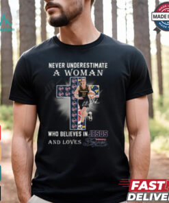 Never Underestimate A Woman Who Believes In Jesus And Loves Indiana Fever T Shirt, hoodie, sweater, long sleeve and tank top Never Underestimate A Woman Who Believes In Jesus And Loves Indiana Fever T Shirt