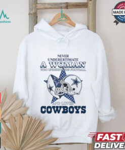 Never Underestimate A Woman Who Understands Football And Loves Cowboys Unisex T Shirt