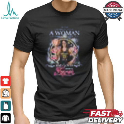 Never  underestimate a woman who linderstand basketball and love fever shirt