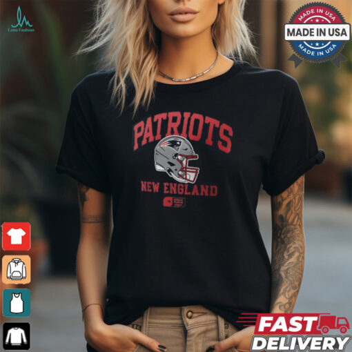 New England Patriots Nike Anthracite Helmet Essential T Shirt