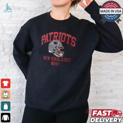 New England Patriots Nike Anthracite Helmet Essential T Shirt