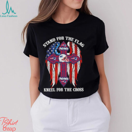 New England Patriots Stand For The Flag Kneel For The Cross 2024 T shirt