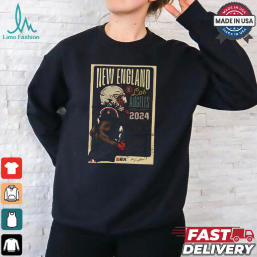 New England Patriots vs. Los Angeles Chargers 2024 NFL Week 17 Game Poster shirt