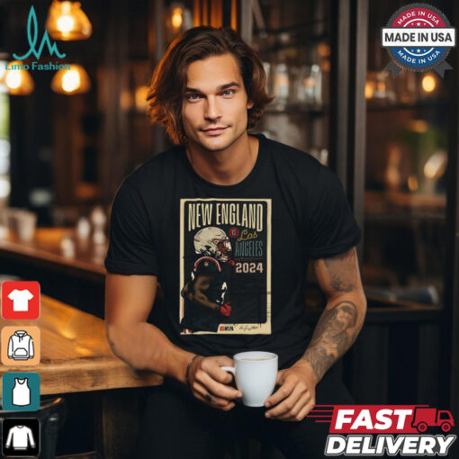 New England Patriots vs. Los Angeles Chargers 2024 NFL Week 17 Game Poster shirt