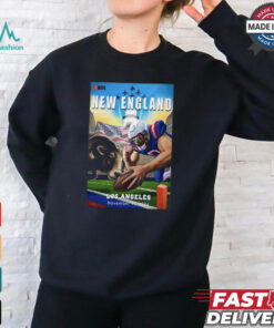 New England Patriots vs. Los Angeles Rams November 17, 2024 NFL Week 11 Game Poster shirt