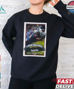 New England Patriots vs. Seattle Sunday Sept 15, 2024 NFL Week 1 Game Poster shirt