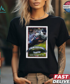 New England Patriots vs. Seattle Sunday Sept 15, 2024 NFL Week 1 Game Poster shirt