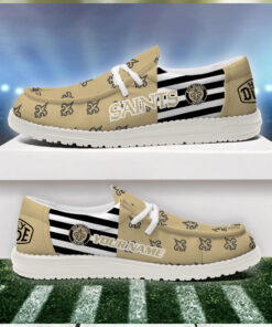 New Orleans Saints 2024 Version Personalized Hey Dude Shoes