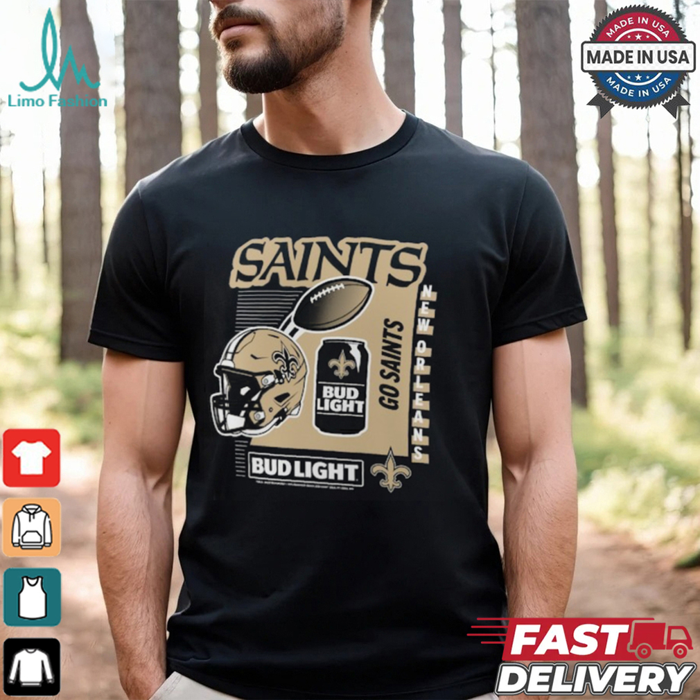 New Orleans Saints Anheuser Busch T Shirt New Orleans Saints Anheuser Busch T Shirt