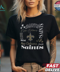 New Orleans Saints G III 4Her by Carl Banks T Shirt
