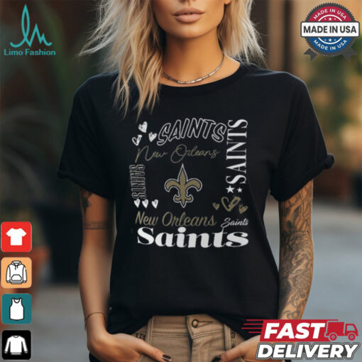New Orleans Saints G III 4Her by Carl Banks T Shirt