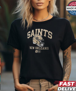 New Orleans Saints Nike Anthracite Helmet Essential T Shirt