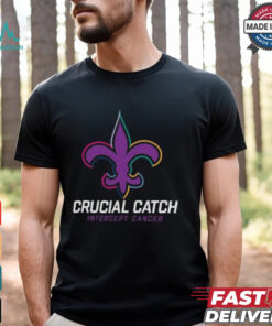 New Orleans Saints Nike Black 2024 NFL Crucial Catch T Shirt