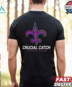 New Orleans Saints Nike Black 2024 NFL Crucial Catch T Shirt