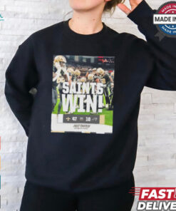 New Orleans Saints win Panthers final 47 10 shirt