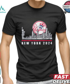 New York 2024 Baseball Team Player Name City Skyline T Shirt