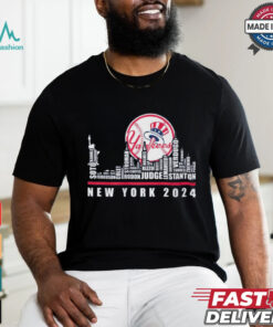 New York 2024 Baseball Team Player Name City Skyline T Shirt