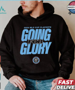 New York City FC going for glory 2024 MLS Cup Playoffs shirt