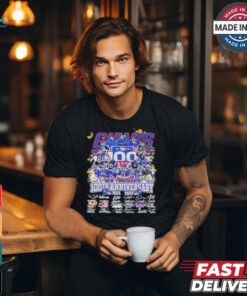 New York Giants 100th Season 1925 – 2025 Anniversary Signature Shirt