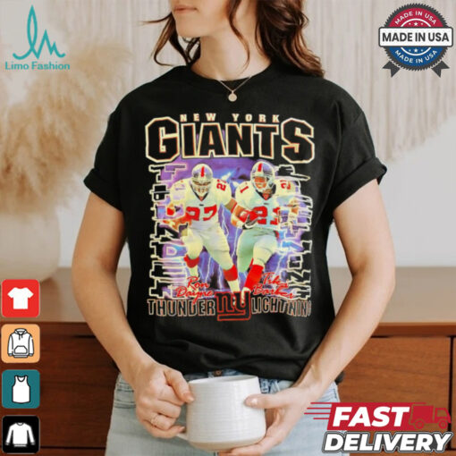 New York Giants Ron Dayne Tiki Barber Thunder & Lightning shirt