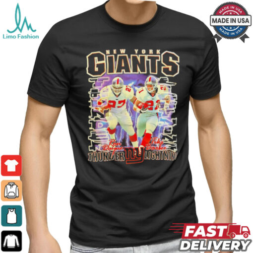 New York Giants Ron Dayne Tiki Barber Thunder & Lightning shirt