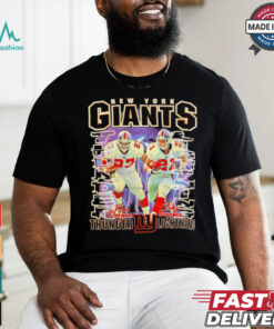 New York Giants Ron Dayne Tiki Barber Thunder & Lightning shirt