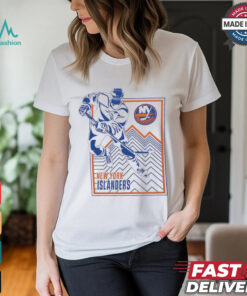 New York Islanders Starter White Player Grid T Shirt