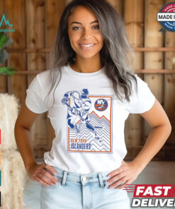 New York Islanders Starter White Player Grid T Shirt
