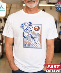 New York Islanders Starter White Player Grid T Shirt